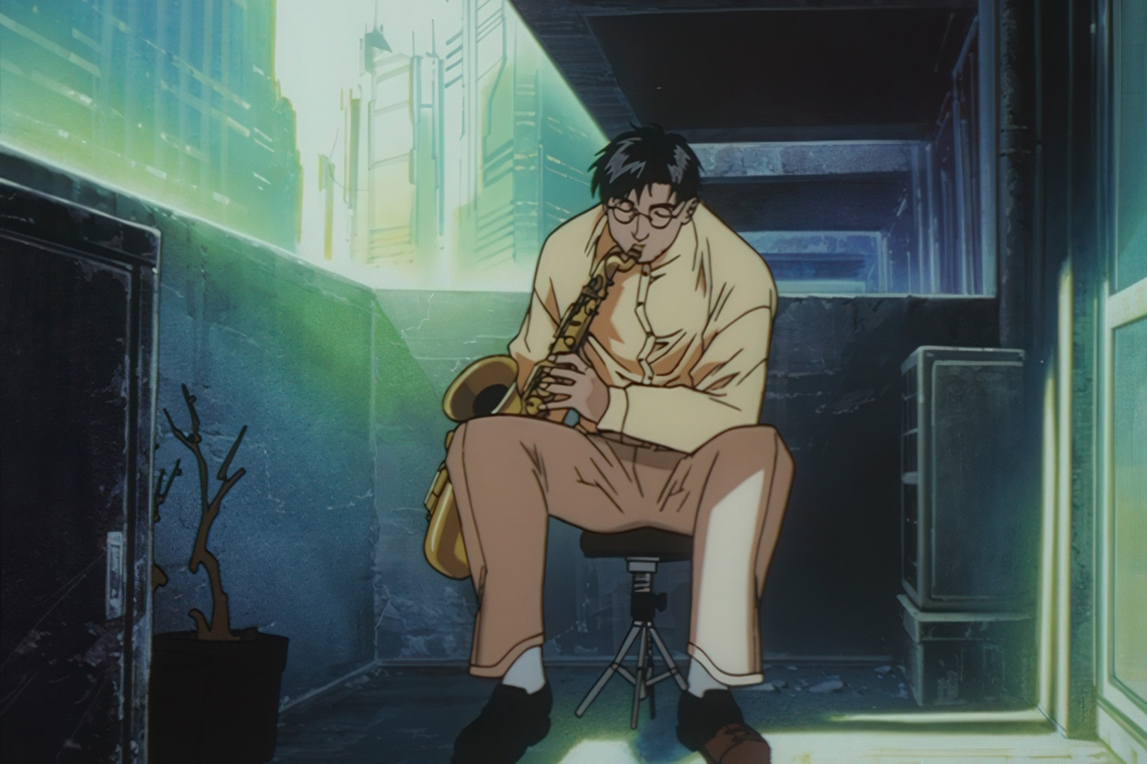 В некоторых сценах использованы ранние техники CGI для изображений оружия, транспорта и технологических элементов. Для 2000 года это был довольно прогрессивный подход.

Источник: студия AIC