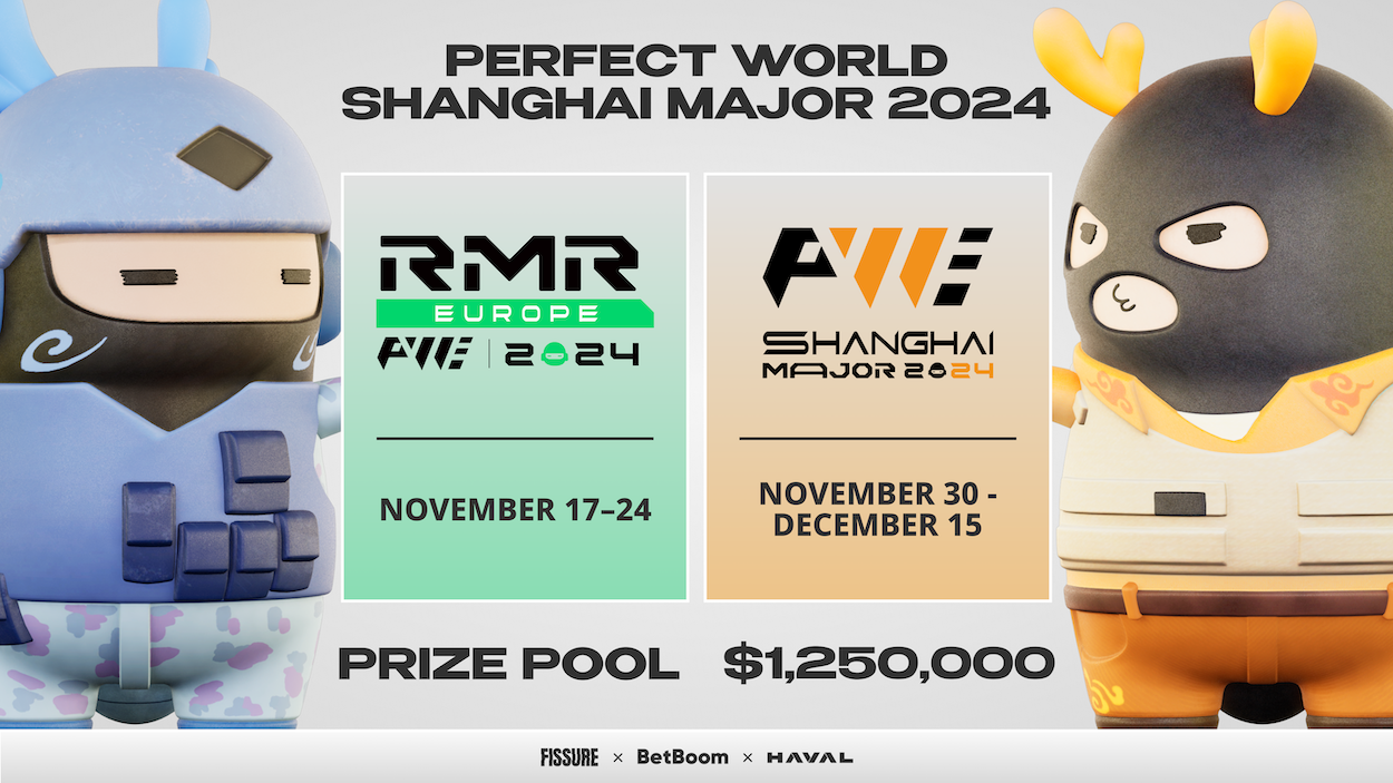 FISSURE организует русскоязычную трансляцию Perfect World Shanghai Major 2024 по CS 2 - изображение 1 FISSURE организует русскоязычную трансляцию Perfect World Shanghai Major 2024 по CS 2 - фото 1