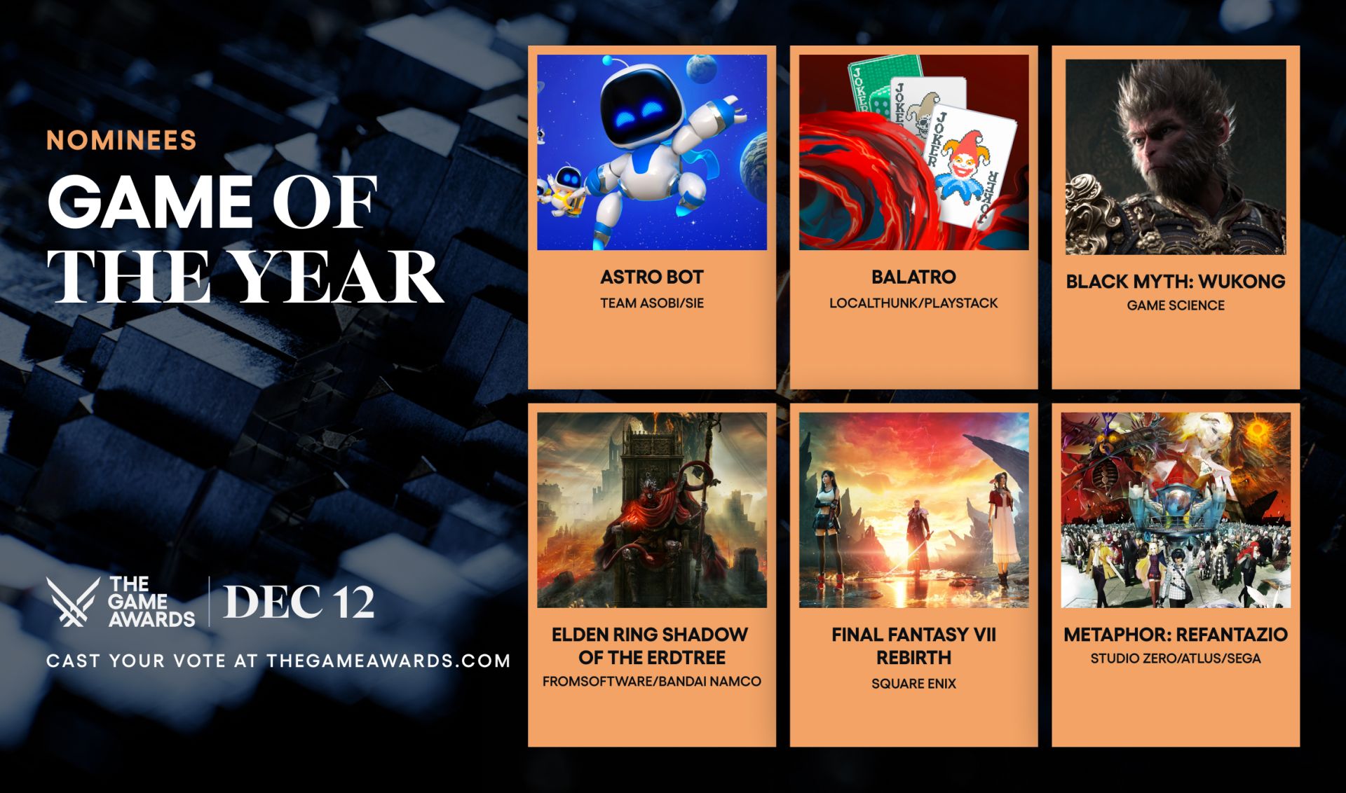 Astro Bot и Balatro могут стать Игрой года по версии The Game Awards - фото 2