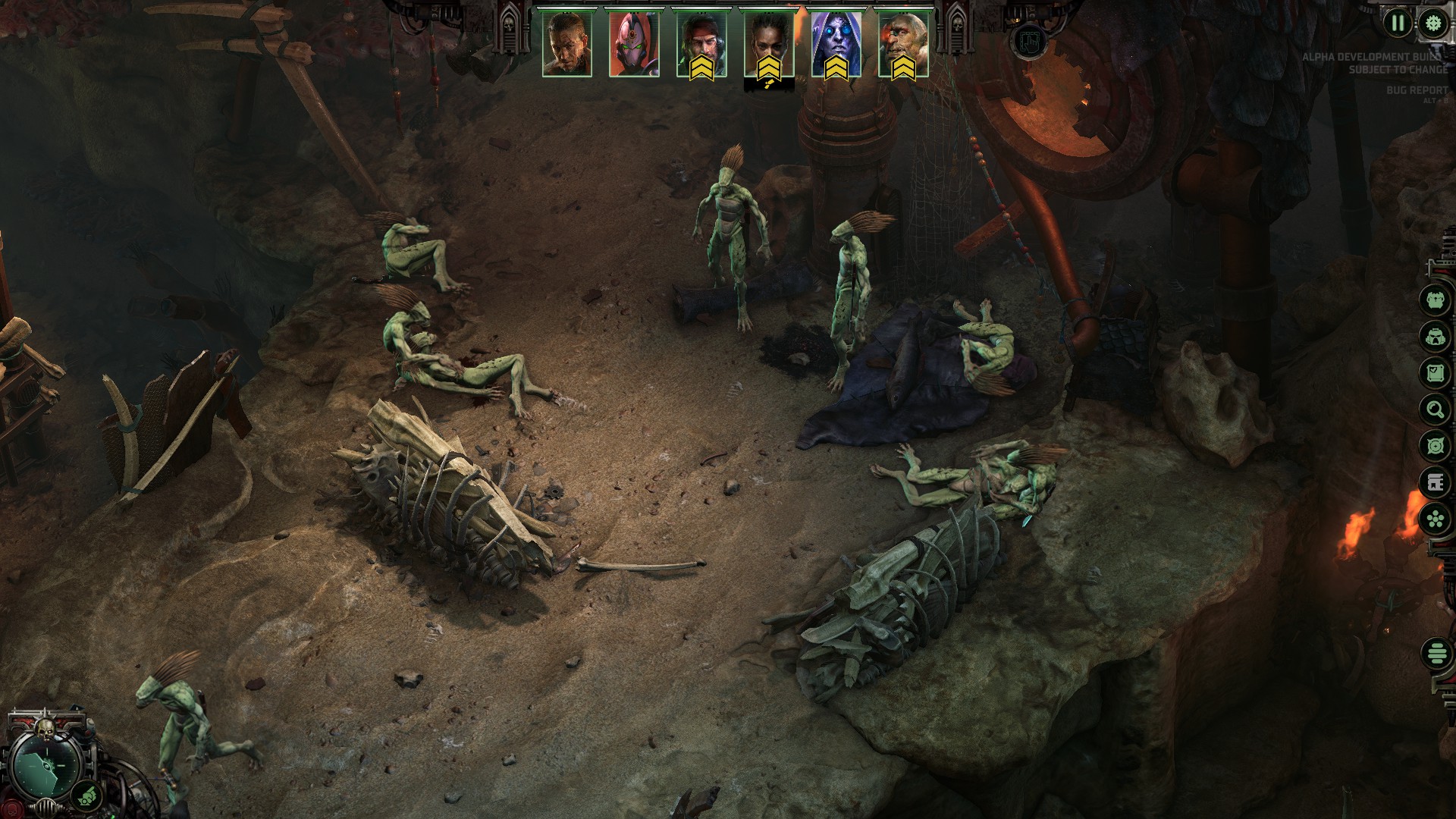 Они мирные.
Источник: видеоигра Warhammer 40,000: Dark Heresy