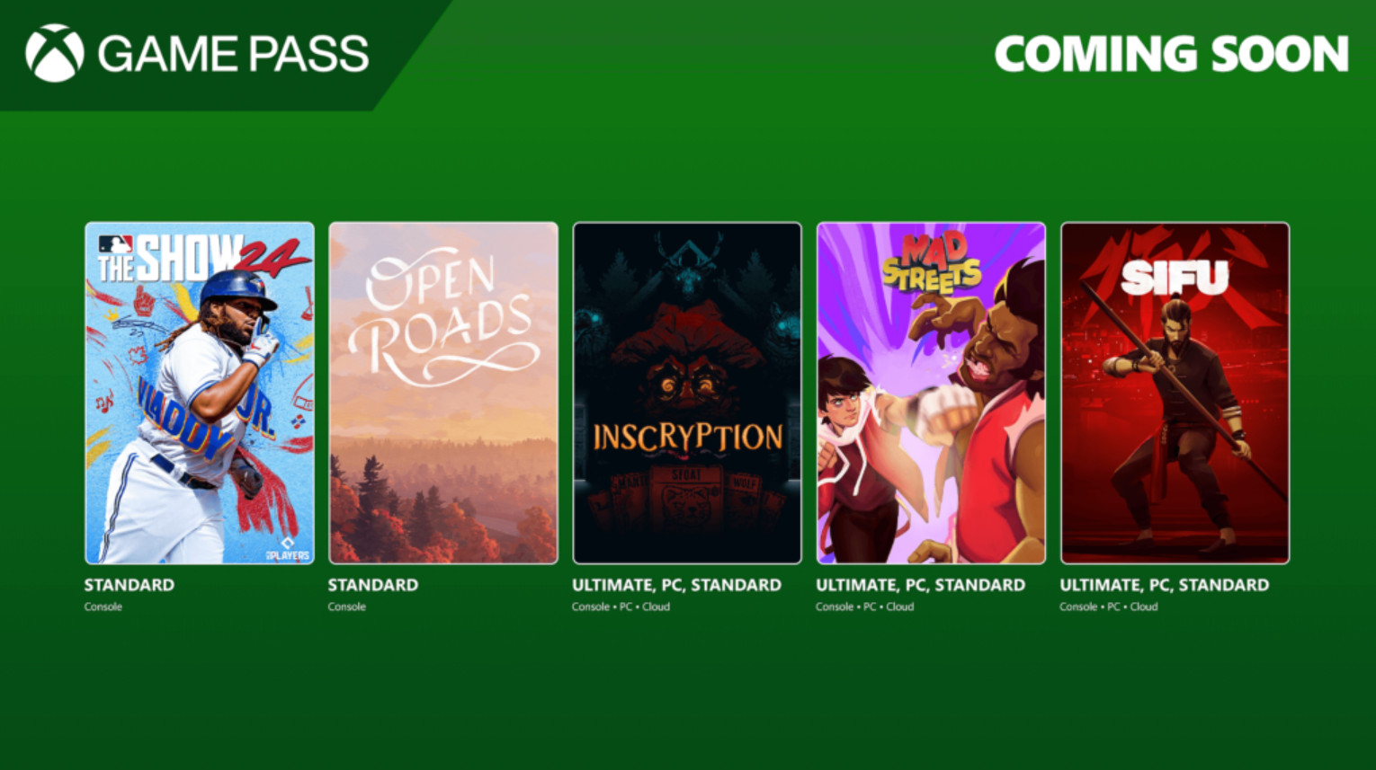 Боевик Sifu и карточная Inscryption пополнят подписку Game Pass в начале октября - изображение 1 Боевик Sifu и карточная Inscryption пополнят подписку Game Pass в начале октября - фото 1