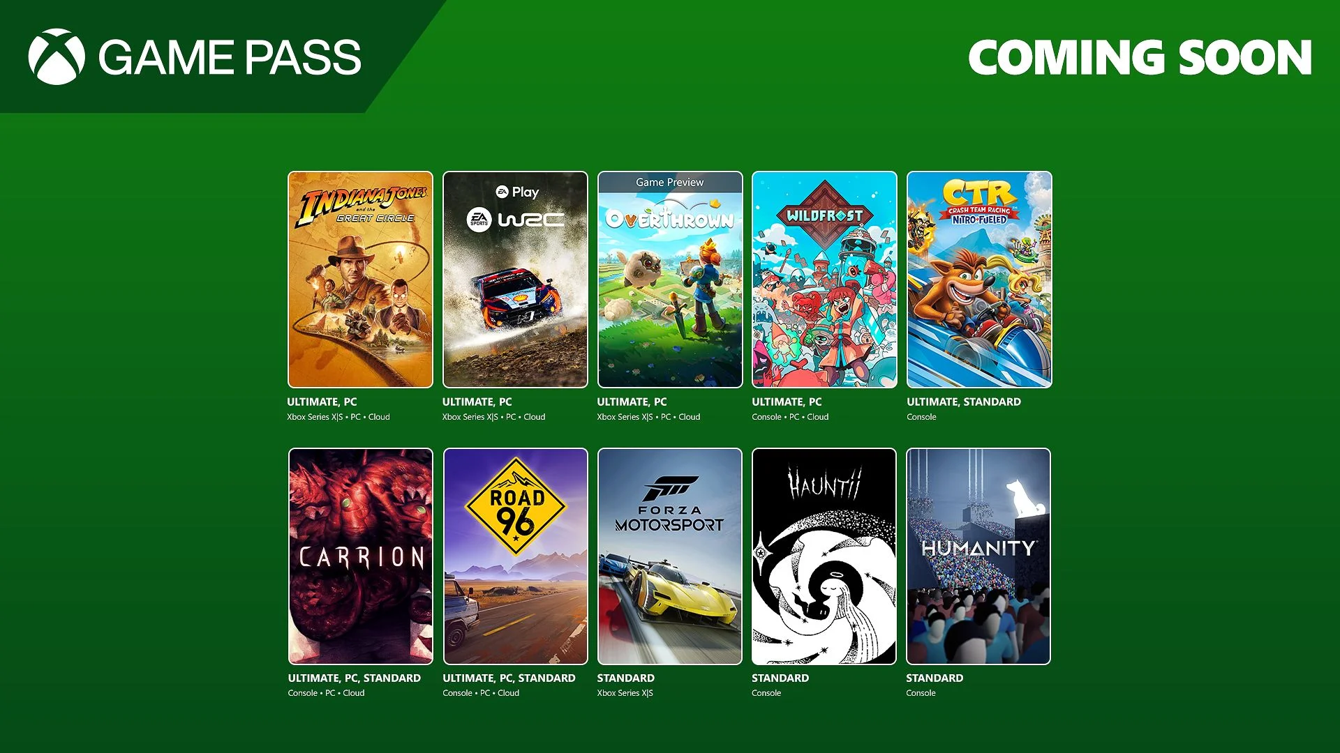 В Xbox Game Pass скоро добавят Indiana Jones and the Great Circle, Wildfrost, Road 96 и ещё несколько игр - фото 1