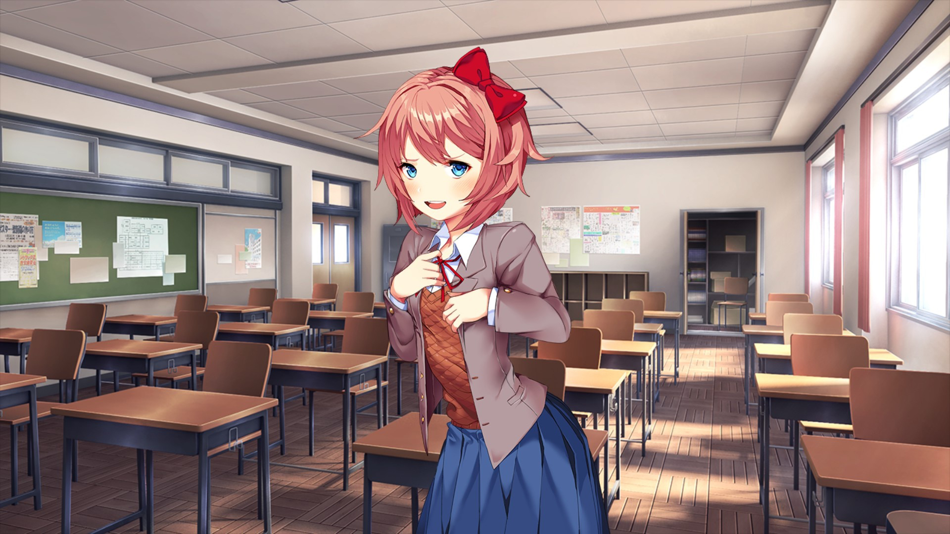 Источник: видеоигра Doki Doki Literature Club!