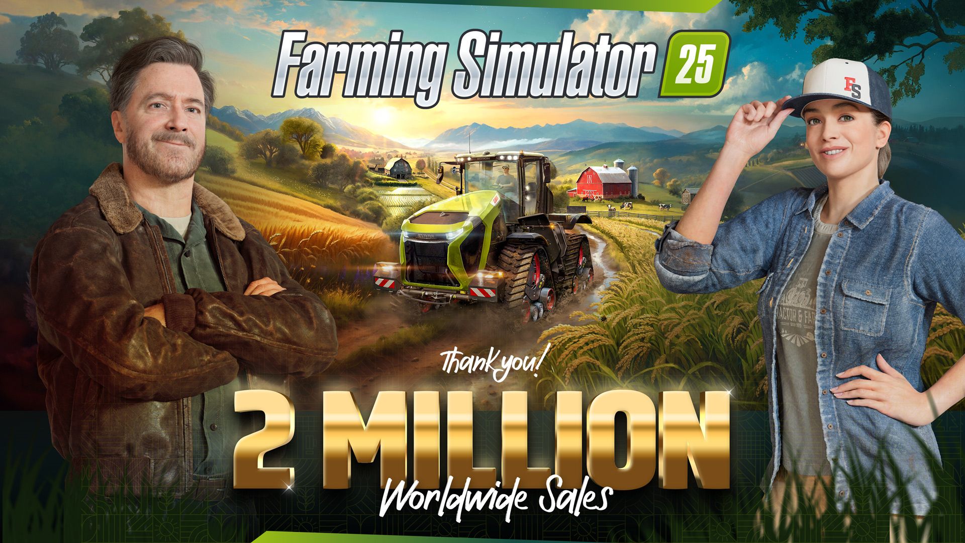 Продажи Farming Simulator 25 шагнули за два миллиона копий - изображение 1 Продажи Farming Simulator 25 шагнули за два миллиона копий - фото 1