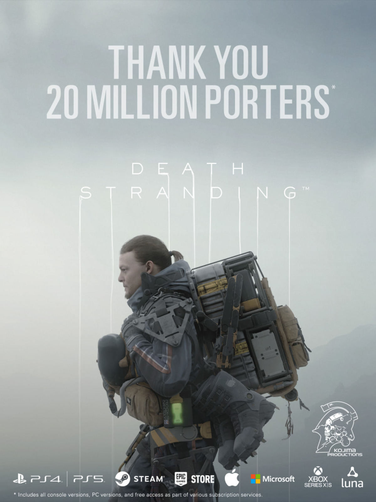 Не просто курьер — аудитория Death Stranding перевалила за 20 млн игроков - изображение 1 Не просто курьер — аудитория Death Stranding перевалила за 20 млн игроков - фото 1