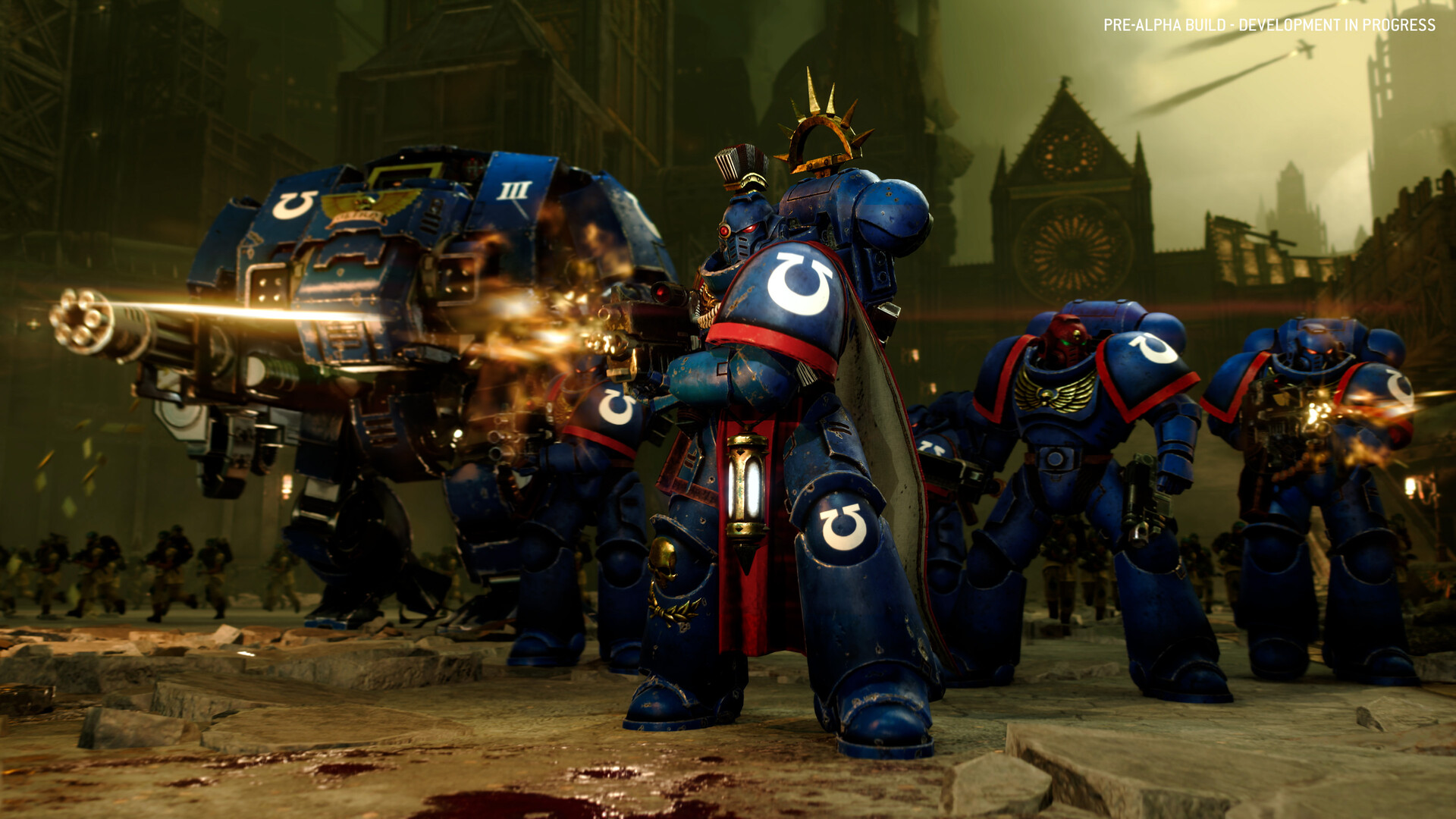 Кто там жаловался на стрельбу в Napoleon?
Источник: видеоигра Total War: Warhammer 40,000