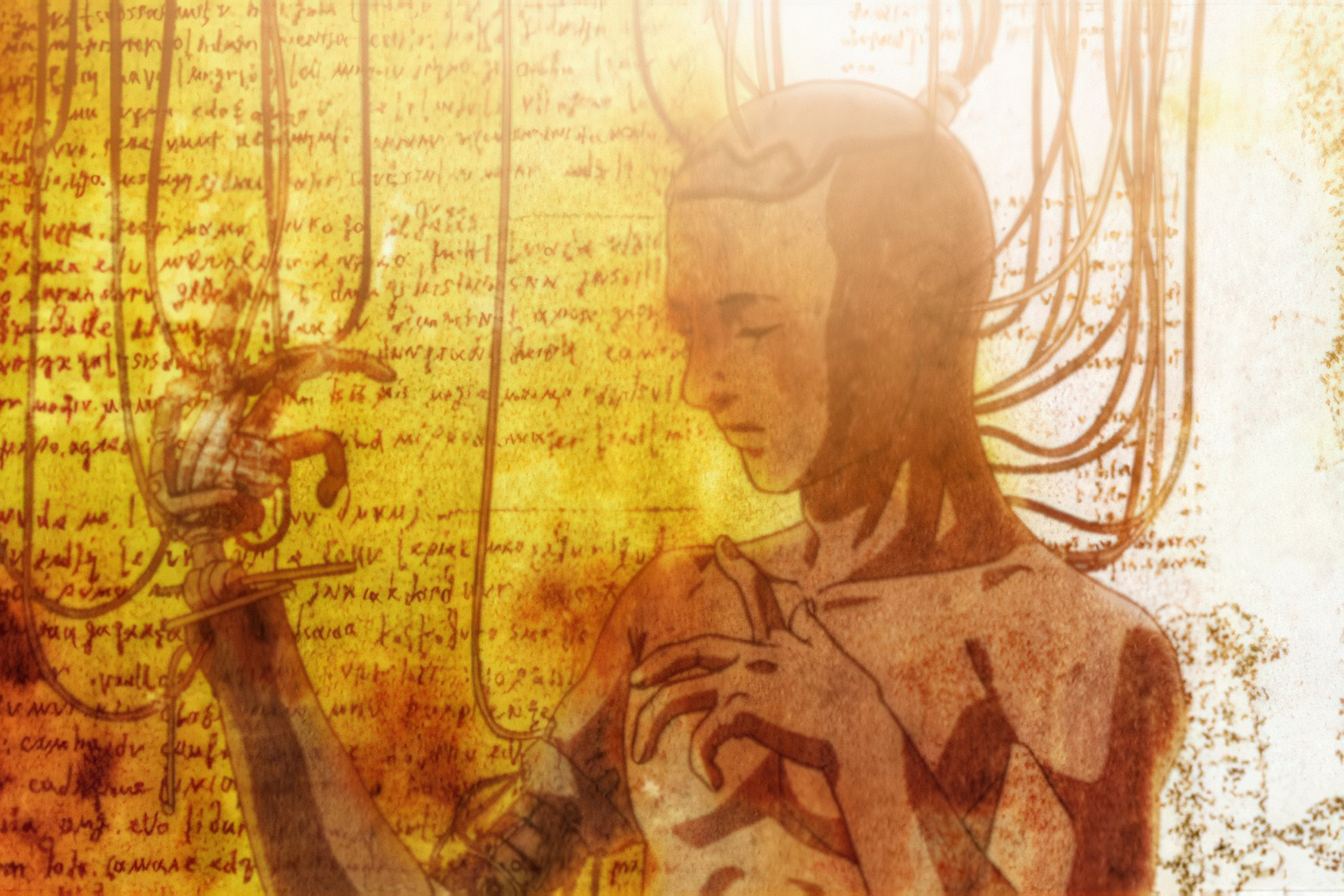 Над картинкой в Технолайзе трудился Ёситоси Абэ знакомый по таким работам как «Эксперименты Лэйн» и «Союз Серокрылых».

Источник: студия Madhouse