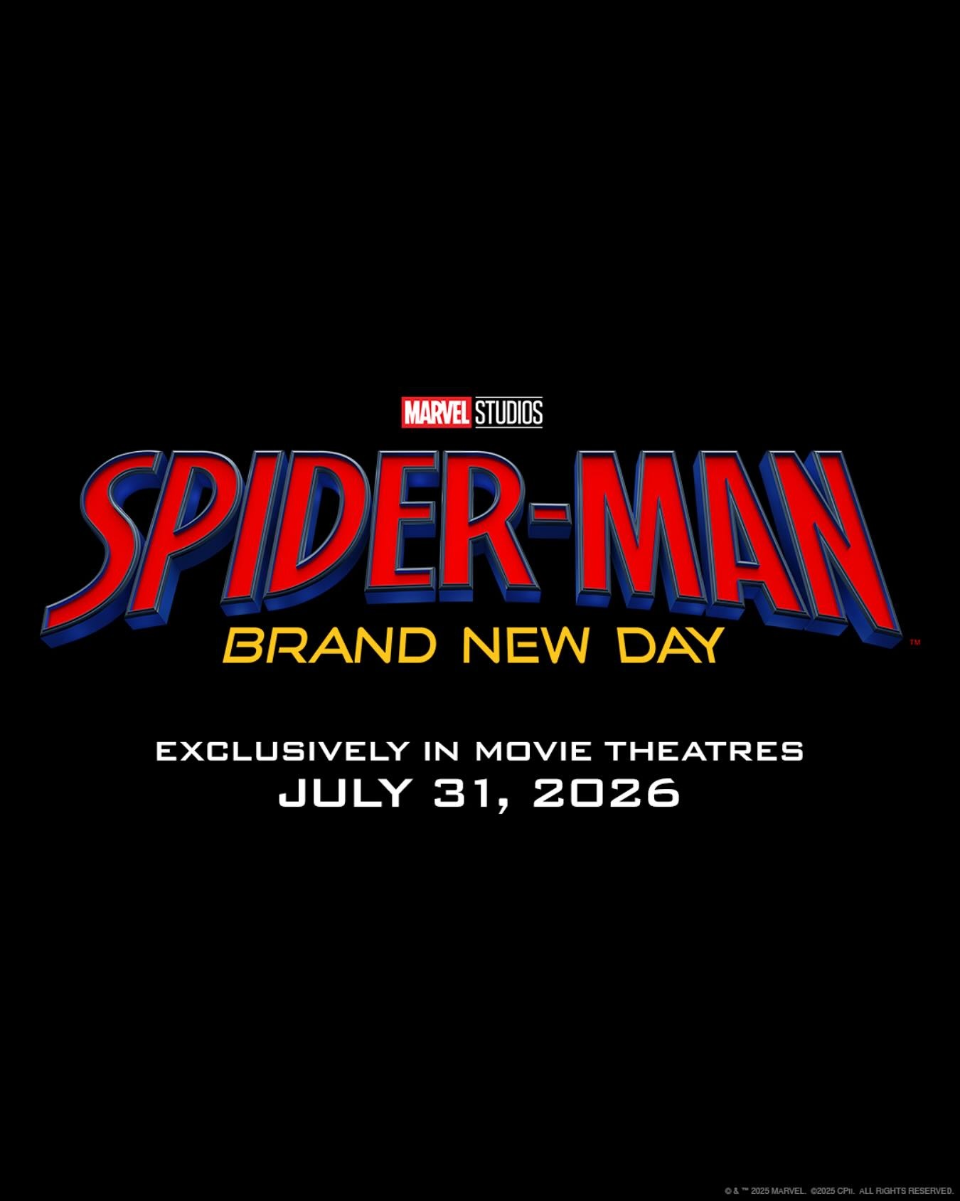 Четвёртый «Человек-паук» с Томом Холландом называется Spider-Man: Brand New Day - изображение 1 Четвёртый «Человек-паук» с Томом Холландом называется Spider-Man: Brand New Day - фото 1