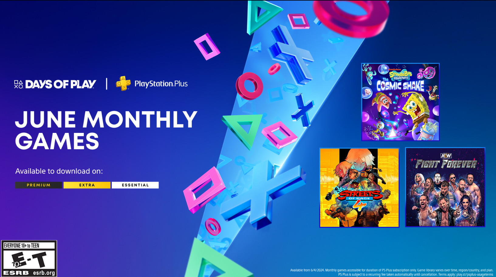 В PS Plus в июне дадут Streets of Rage 4 и SpongeBob Squarepants The Cosmic Shake - фото 1