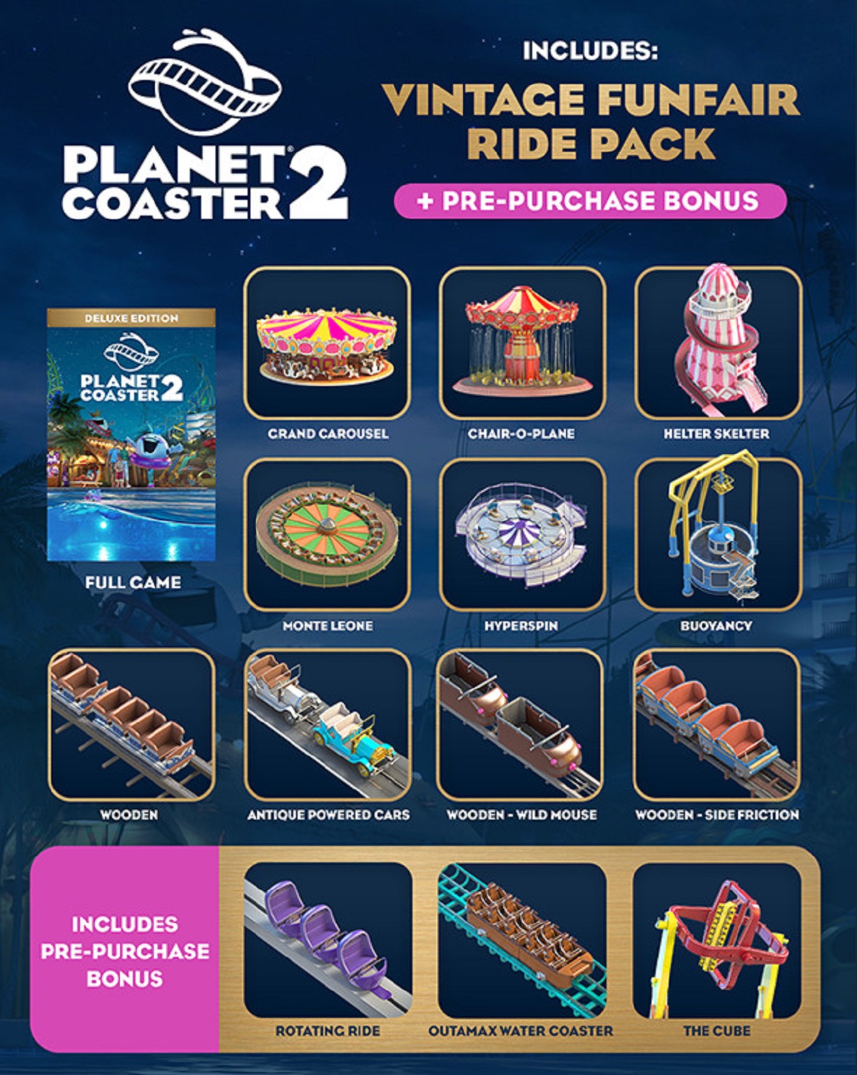 Симулятор Planet Coaster 2 с постройкой собственного парка развлечений выйдет в ноябре - изображение 1 Симулятор Planet Coaster 2 с постройкой собственного парка развлечений выйдет в ноябре - фото 1