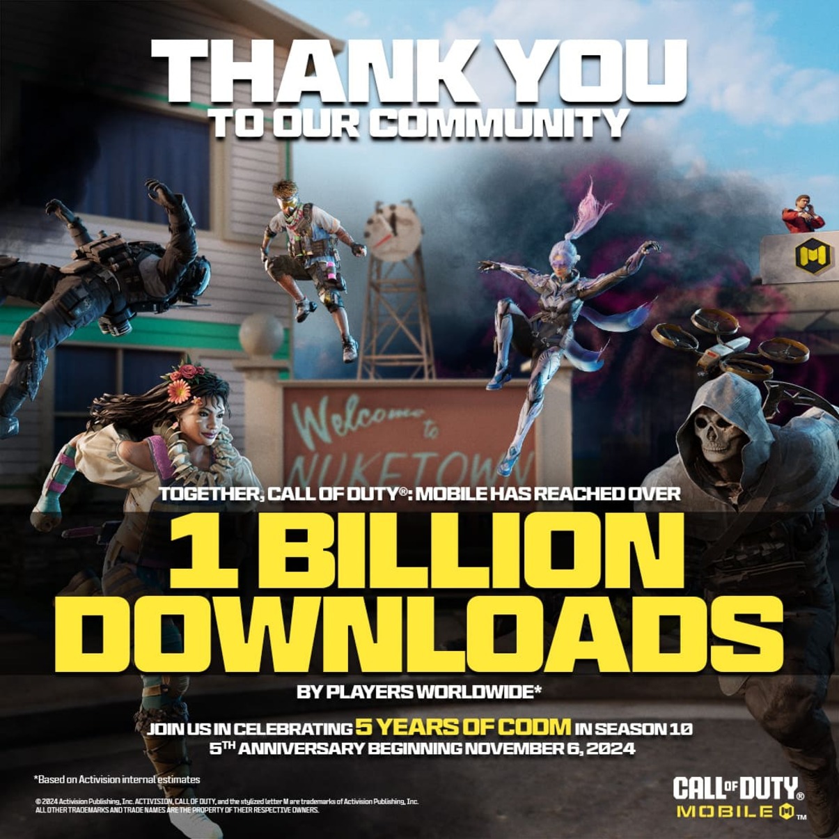 Call of Duty: Mobile достигла 1 миллиарда загрузок - изображение 1 Call of Duty: Mobile достигла 1 миллиарда загрузок - фото 1