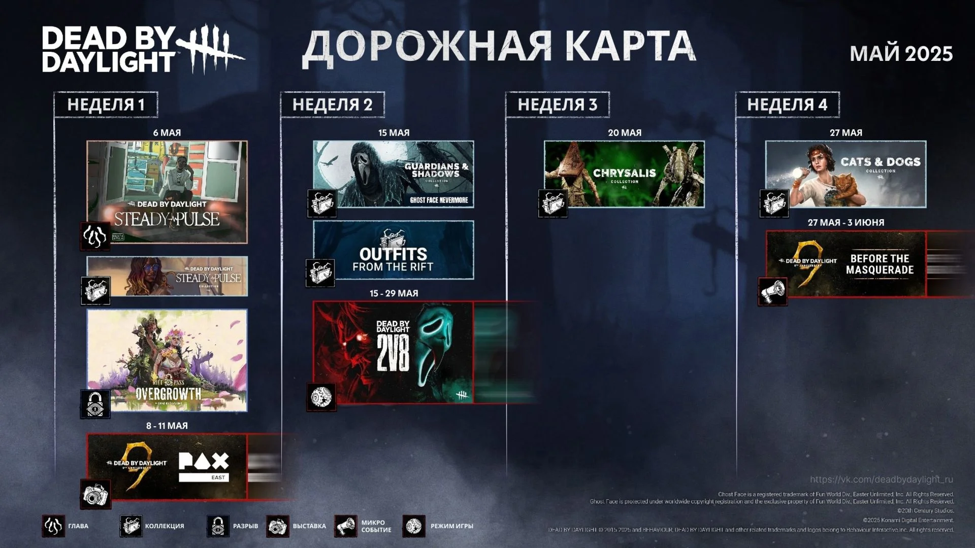 В трейлере «Лица зла» авторы Dead by Daylight показали новых убийц режима «2 против 8» - изображение 1 В трейлере «Лица зла» авторы Dead by Daylight показали новых убийц режима «2 против 8» - фото 1