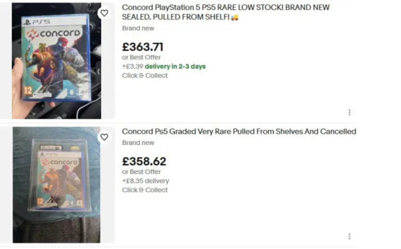 Диски провальной Concord пытаются продать на eBay за огромные деньги - изображение 1 Диски провальной Concord пытаются продать на eBay за огромные деньги - фото 1