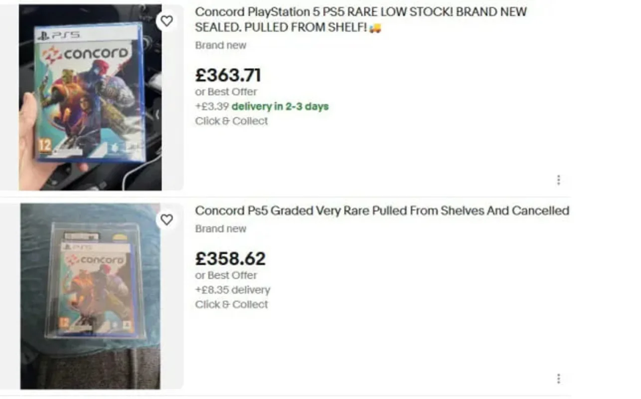 Закрытый шутер Concord был закрыт через 11 дней после релиза и Sony потеряла на его создании 200 млн долларов.