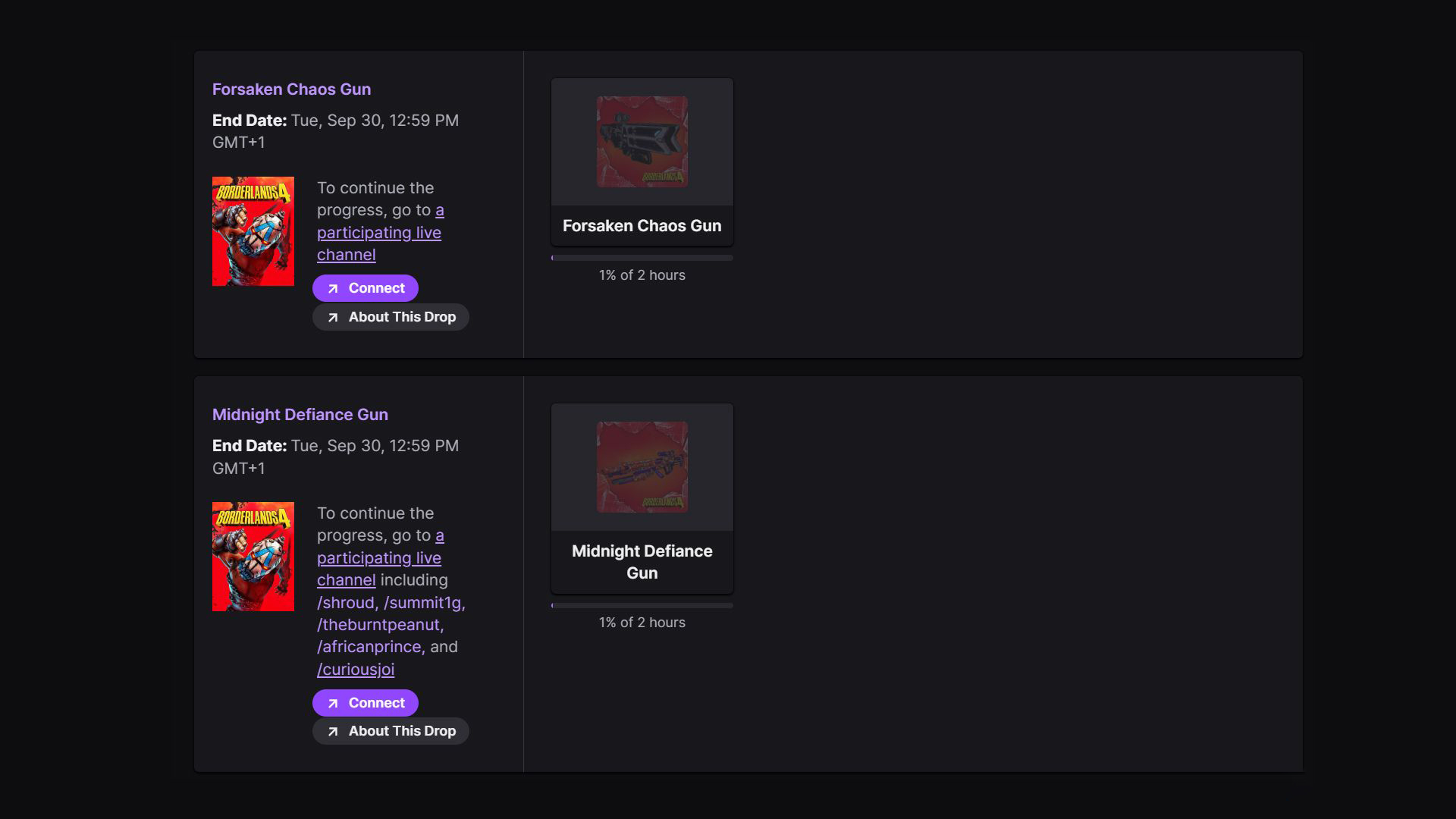 Гайд на Borderlands 4 — как получить все Twitch Drops - изображение 3 Гайд на Borderlands 4 — как получить все Twitch Drops - фото 3