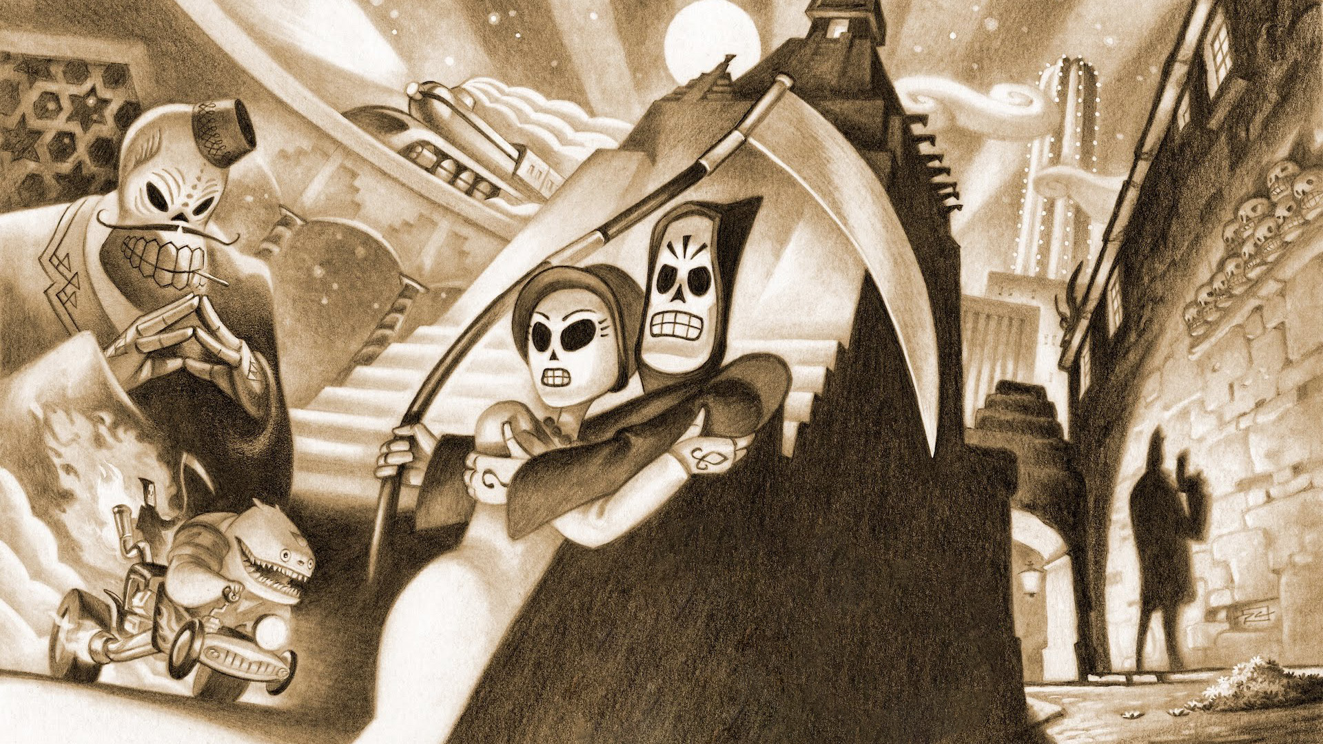 Источник: видеоигра Grim Fandango Remastered