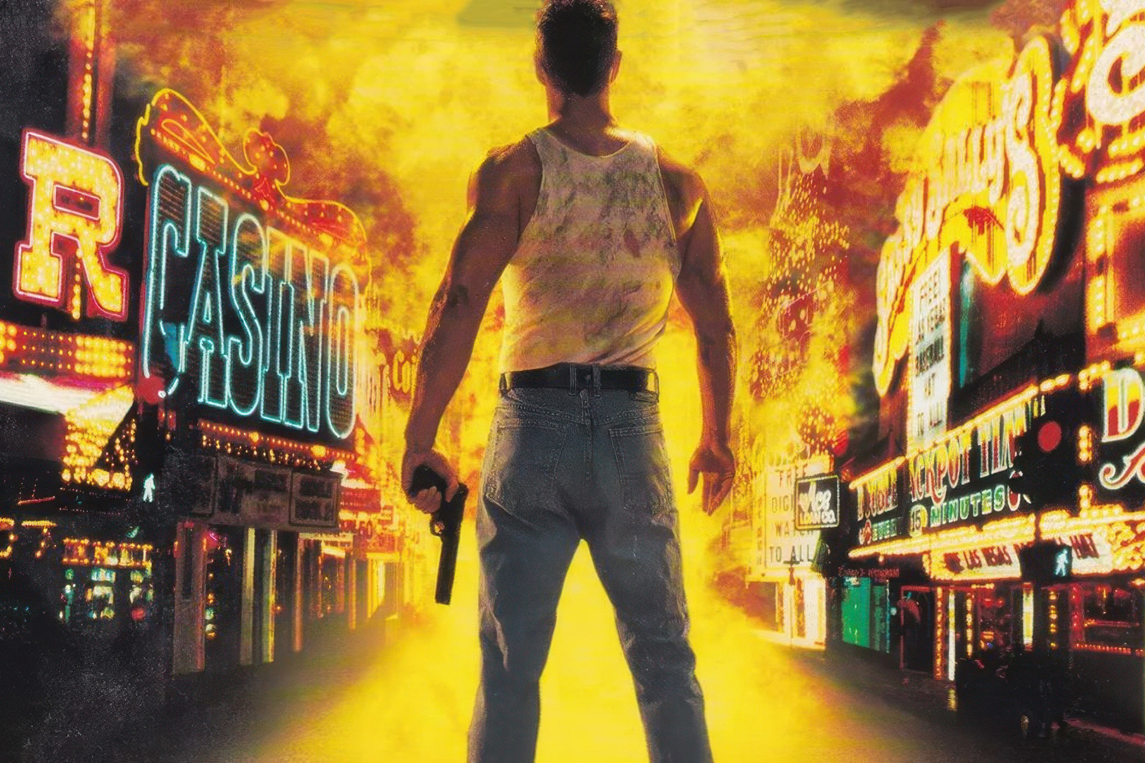 Три игры в одной — звучит до сих пор неплохо.

Источник: видеоигра Die Hard Trilogy