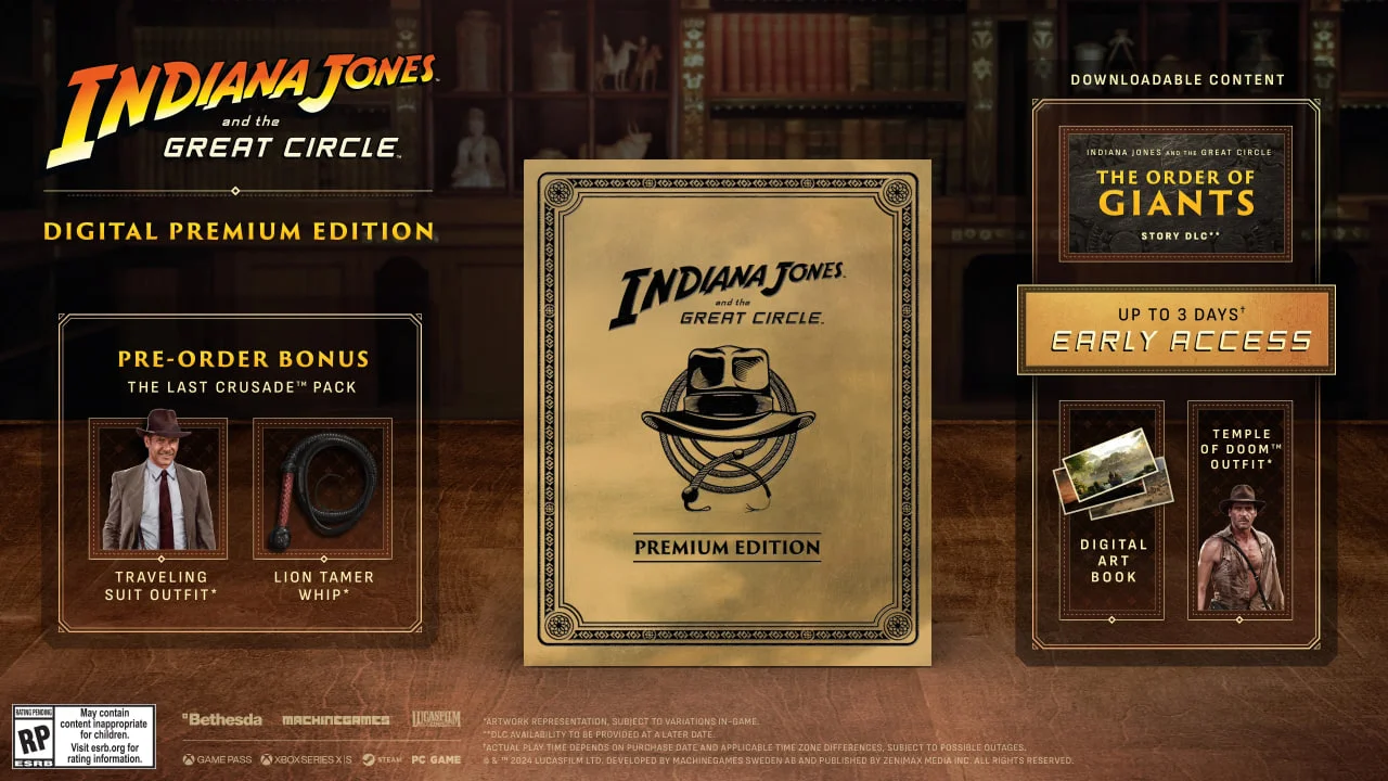 Обладатели коллекционного издания Indiana Jones and the Great Circle получат глобус и DLC - фото 2