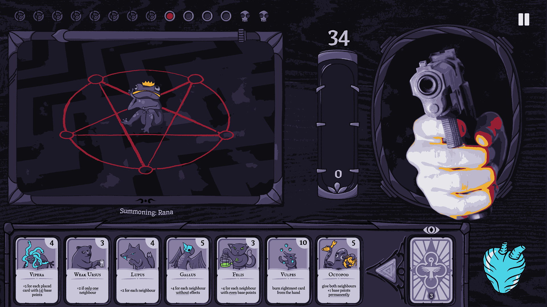 Если часто докучать руке, она может перейти к серьёзным угрозам.

Источник: видеоигра Burn With Me