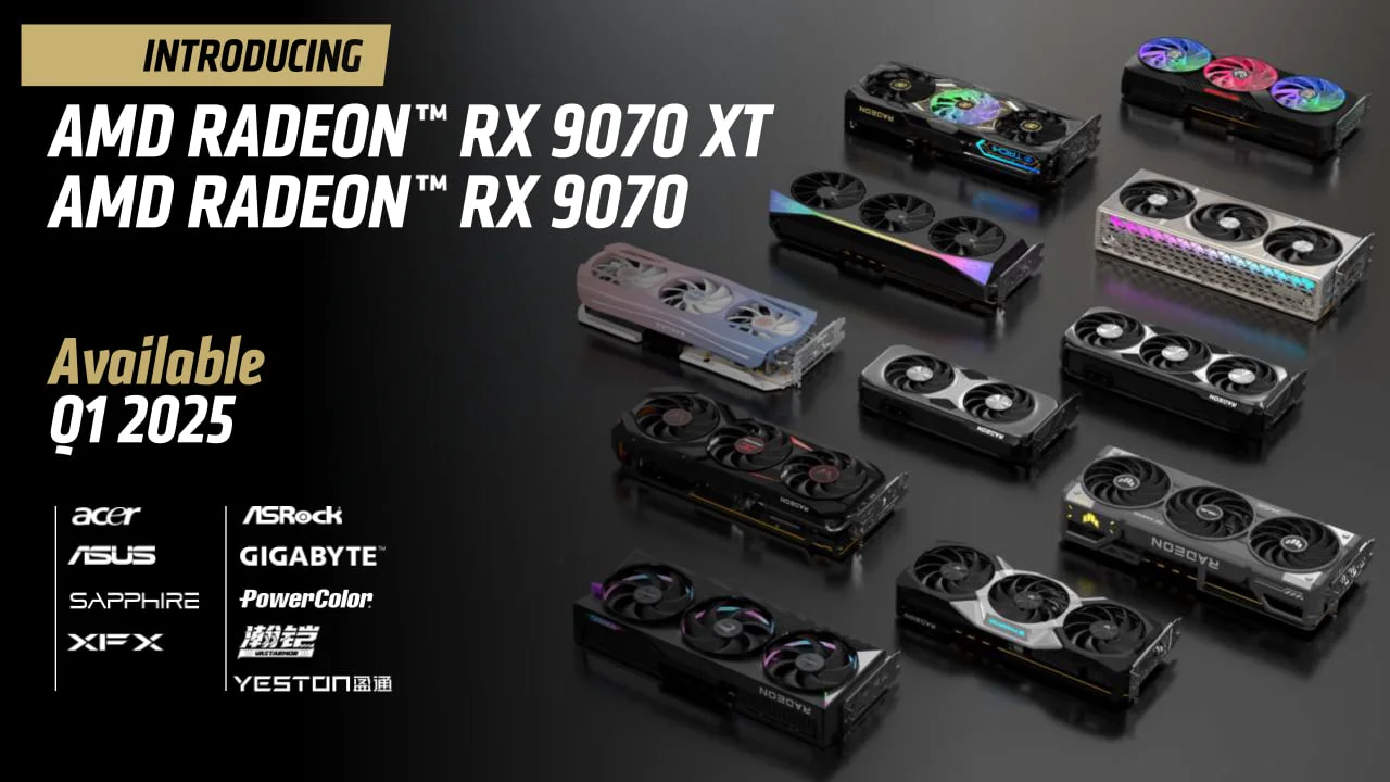 Релиз серии видеокарт Radeon RX 9000 состоится уже в марте - изображение 1 Релиз серии видеокарт Radeon RX 9000 состоится уже в марте - фото 1