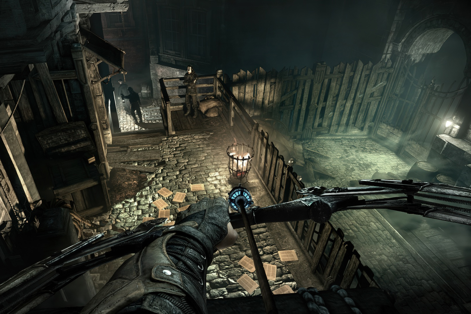 Главное быстро завалить всех, а не то тревогу поднимут.
Источник: видеоигра Thief