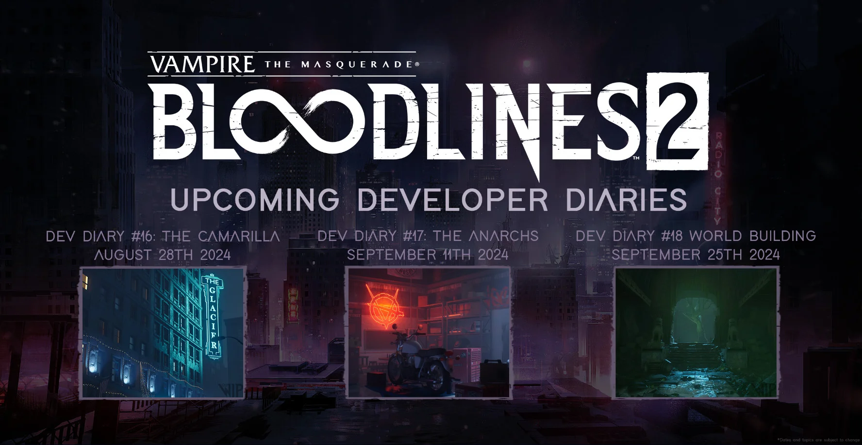 Свежий дневник Vampire: The Masquerade — Bloodlines 2 поведал о диалогах и выборах - фото 1