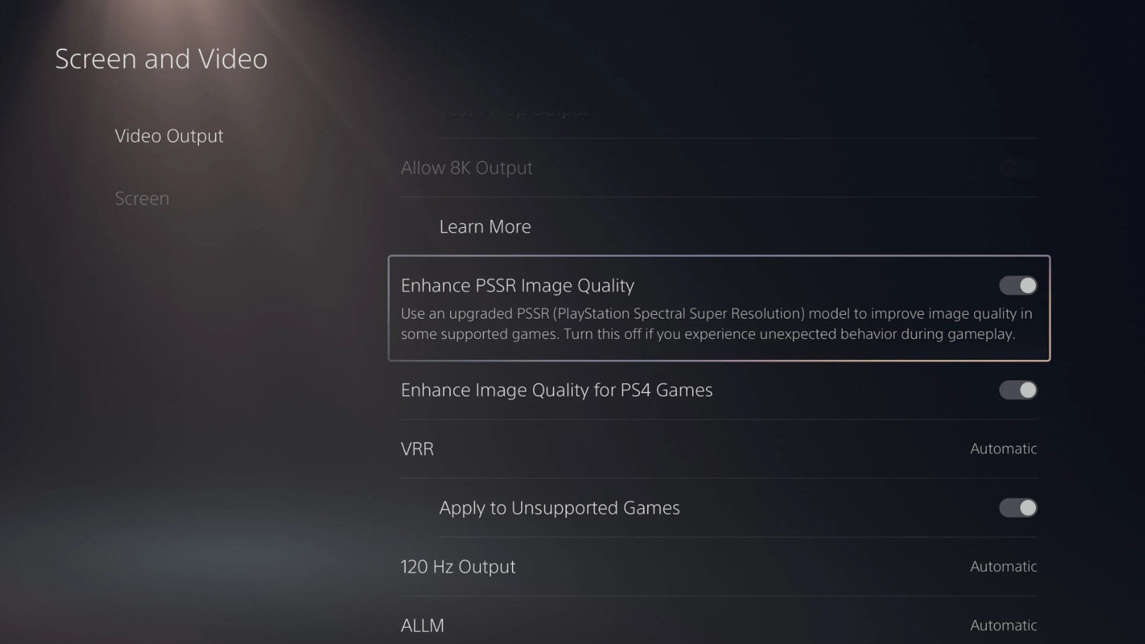 Расширение списка игр с улучшенным апскейлом на PS5 Pro
