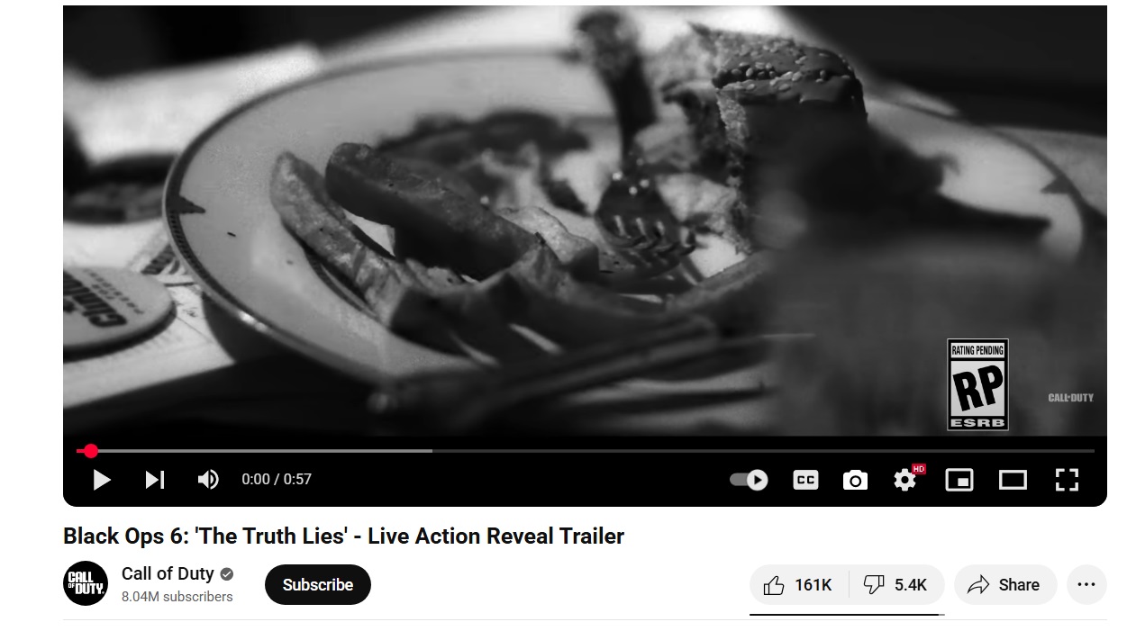 Скриншот YouTube