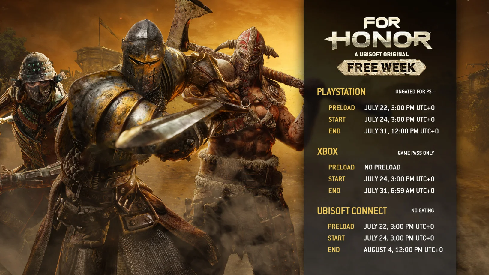 For Honor зовёт в бой: бесплатные выходные и новая героиня