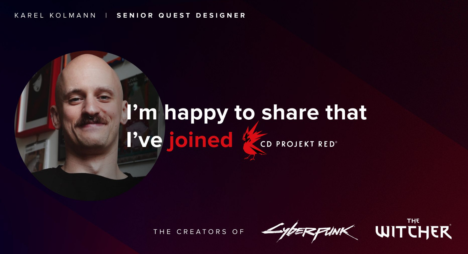 Переход дизайнера Колманна в CD Projekt RED