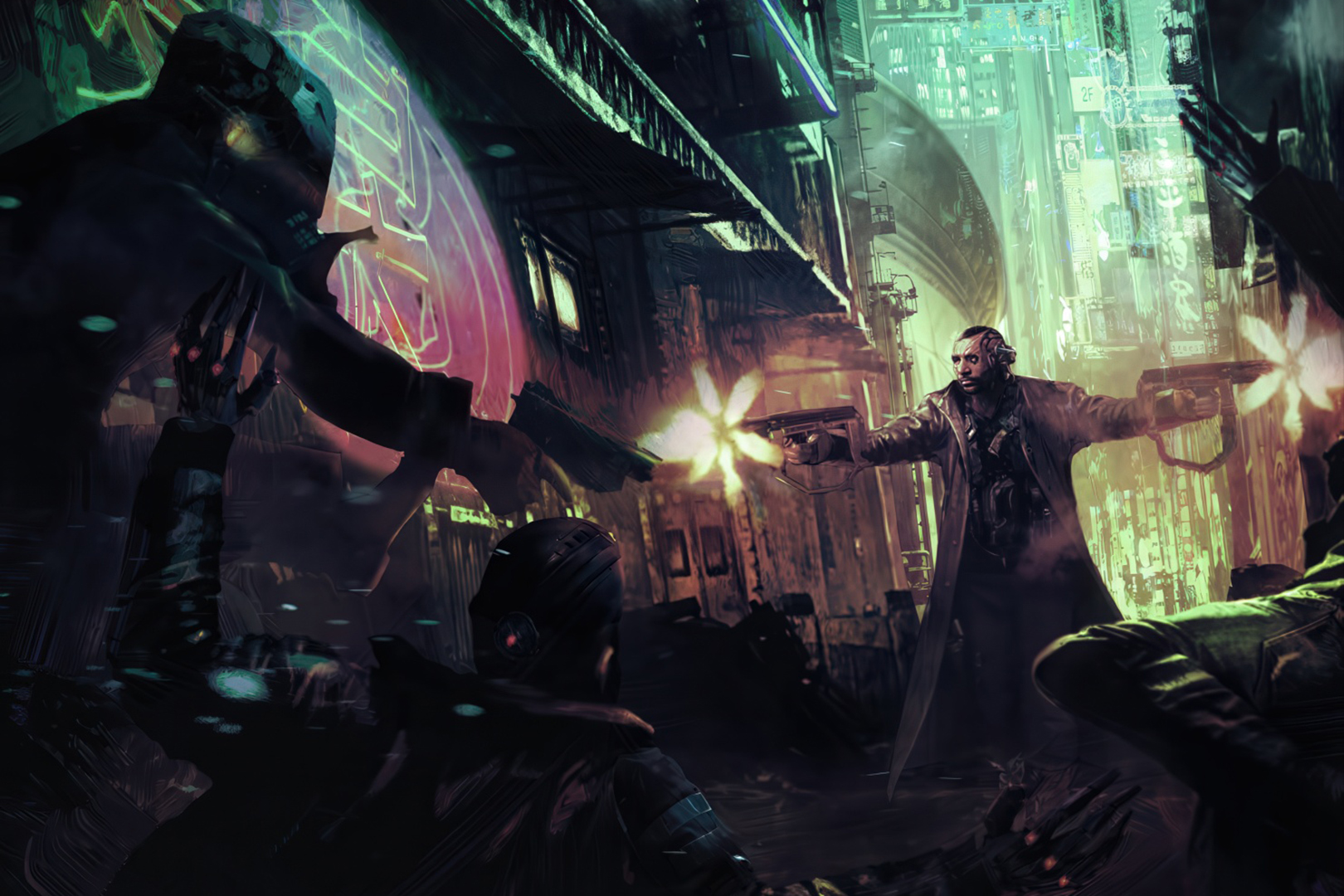 Киберпсихоз — одна из многих проблем киберпанков.
Источник: Cyberpunk RED