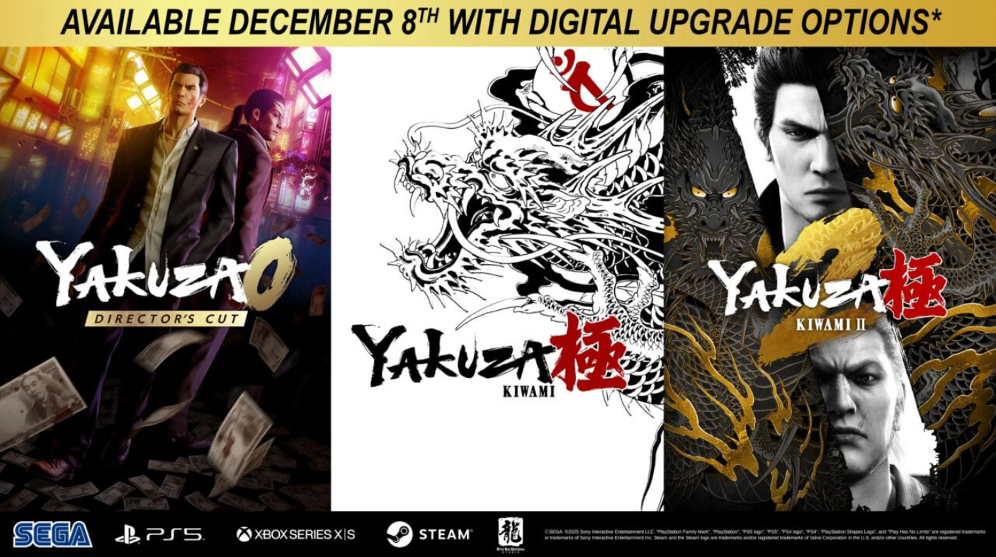Обновления Yakuza для владельцев оригинальных игр