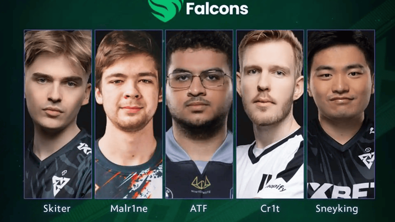 Саудовский коллектив Falcons празднует победу в FISSURE PLAYGROUND 2