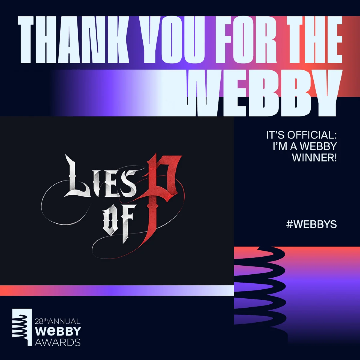 Lies of P стала главным триумфатором «Интернет-Оскара» Webby Awards среди игр - фото 1