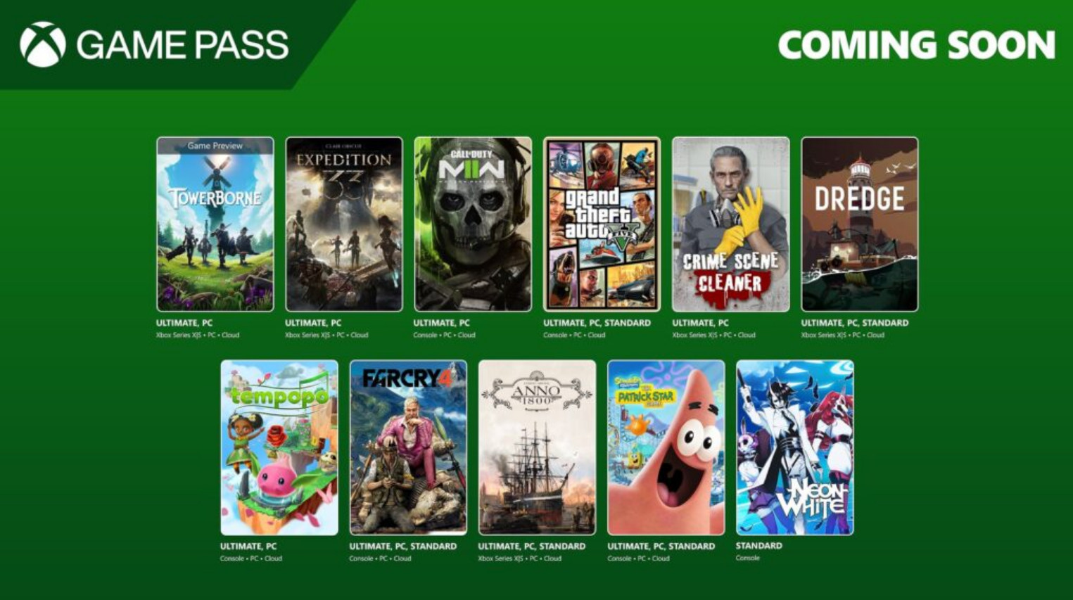 В Game Pass вернулась GTA 5, а до конца апреля подписку пополнят Far Cry 4 и Towerborne - изображение 1 В Game Pass вернулась GTA 5, а до конца апреля подписку пополнят Far Cry 4 и Towerborne - фото 1