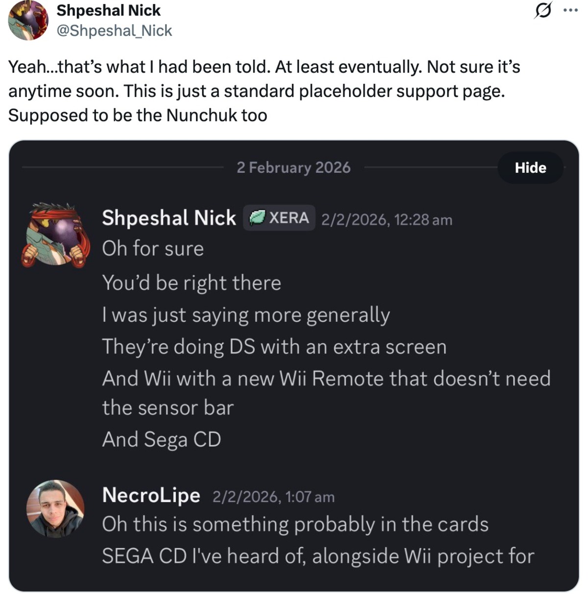 В Nintendo Switch Online появятся Wii, DS и Sega CD — инсайдер раскрыл будущие платформы - изображение 1 В Nintendo Switch Online появятся Wii, DS и Sega CD — инсайдер раскрыл будущие платформы - фото 1