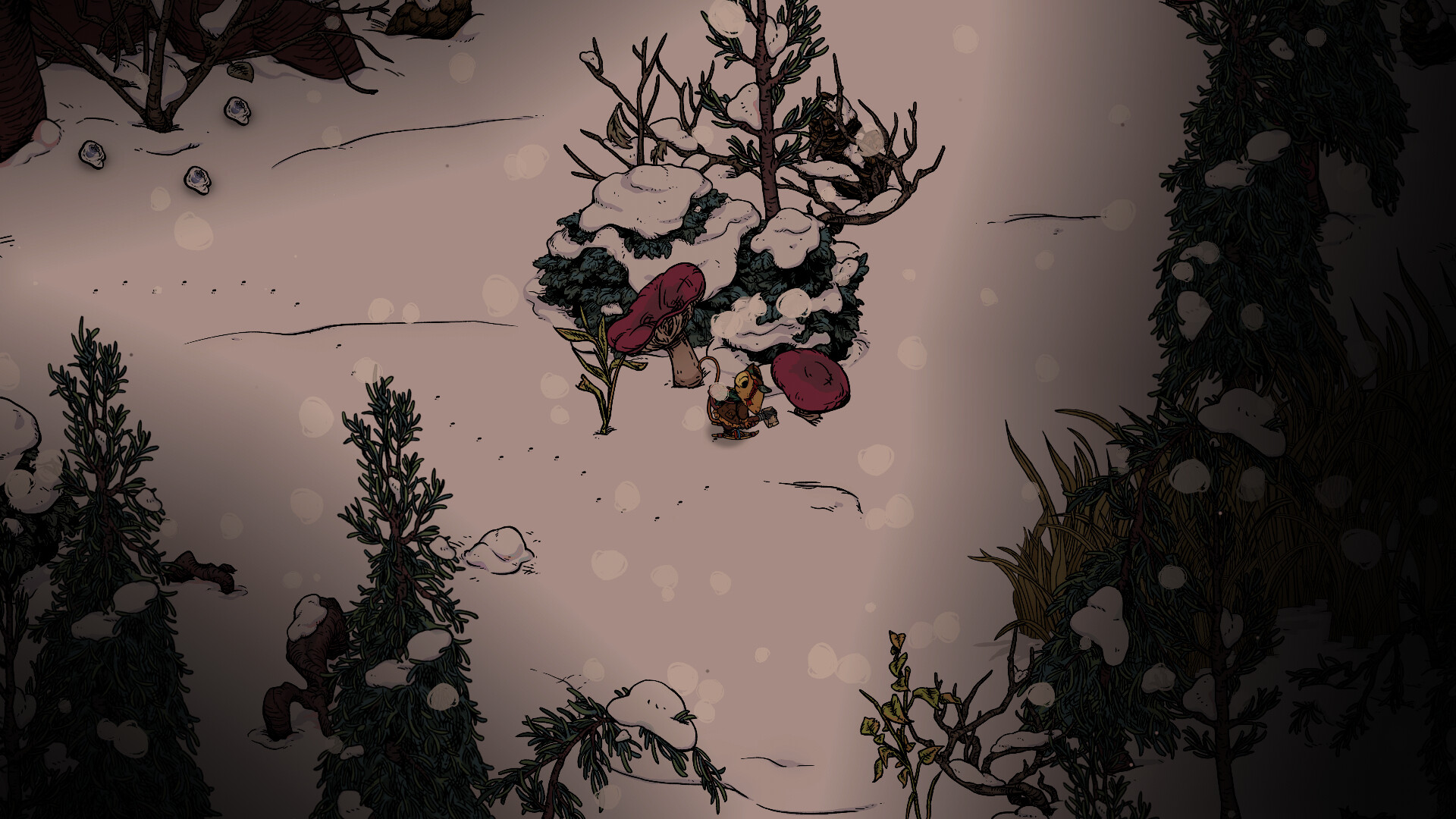 «Почему нет игры, где ты типа грибок»
Источник: видеоигра Winter Burrow