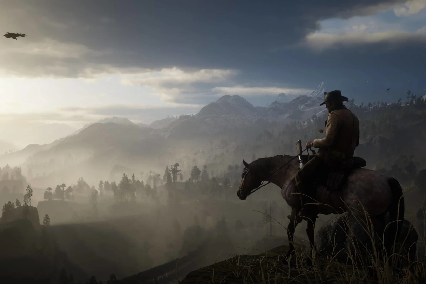 Любой мир от Rockstar воспринимается максимально живым, но насколько же красив местный дикий Запад.

Источник: видеоигра Red Dead Redemption 2