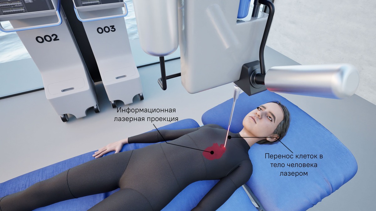 Биопринтер «Скульптор». Визуализация — дизайн-инженерная компания KUZIN Machinery