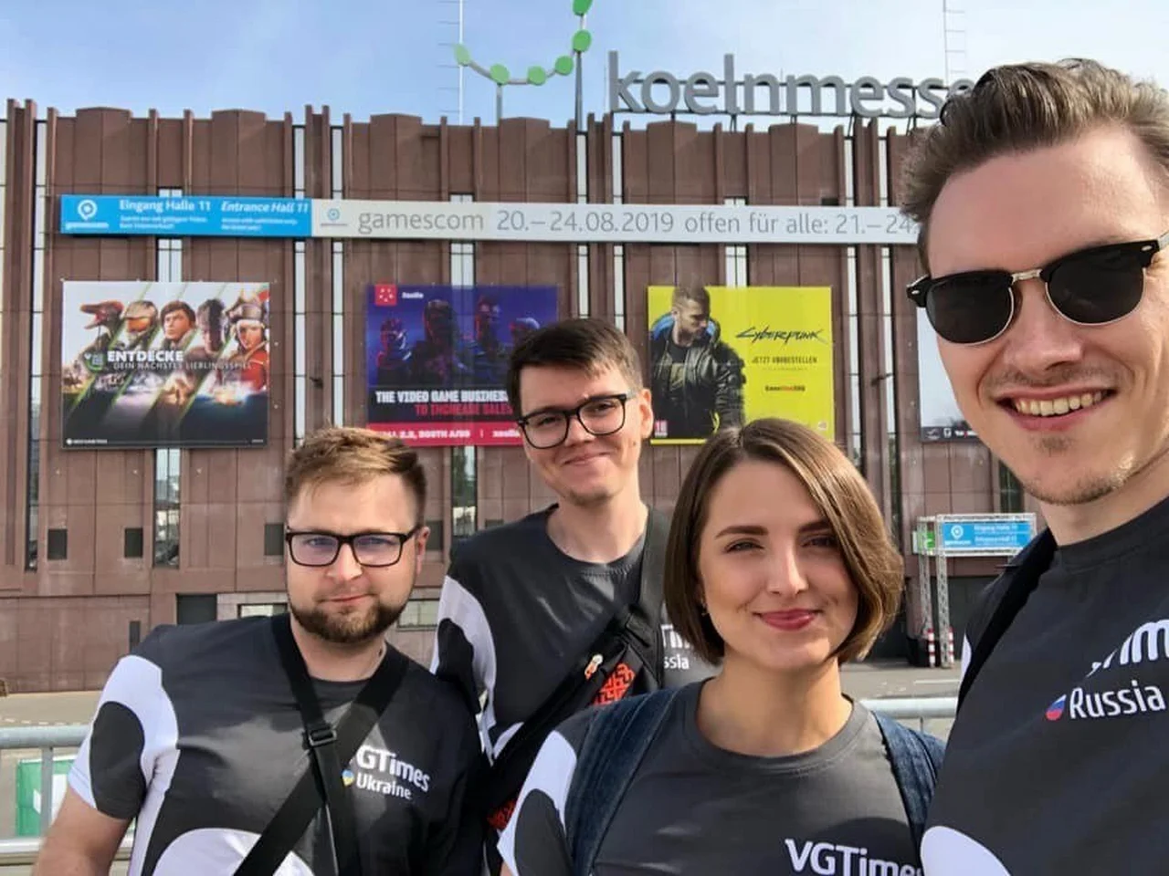 Команда VGTimes на gamescom 2019 в Кёльне (Германия)