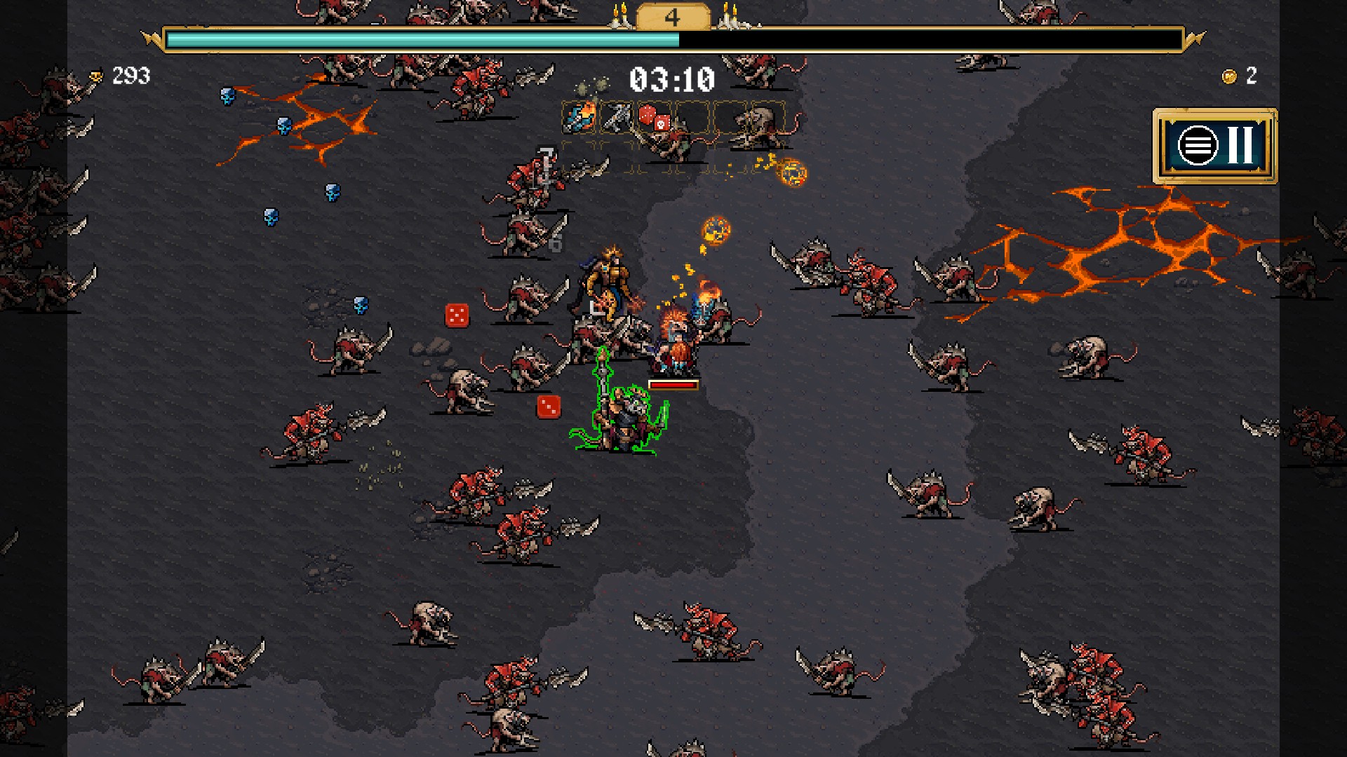 Два d4 сказали, что вам конец.
Источник: видеоигра Warhammer 40,000: Survivor