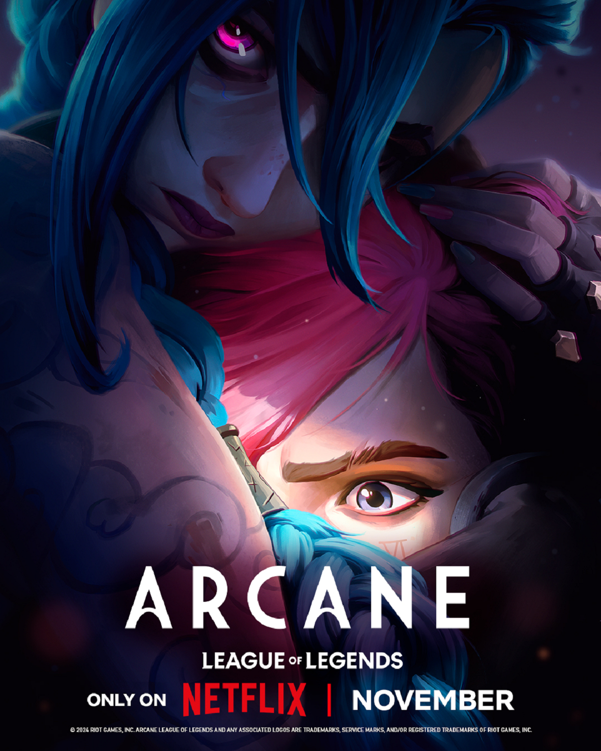 Сериал «Аркейн» во вселенной League of Legends на Netflix получил первый постер - изображение 1 Сериал «Аркейн» во вселенной League of Legends на Netflix получил первый постер - фото 1