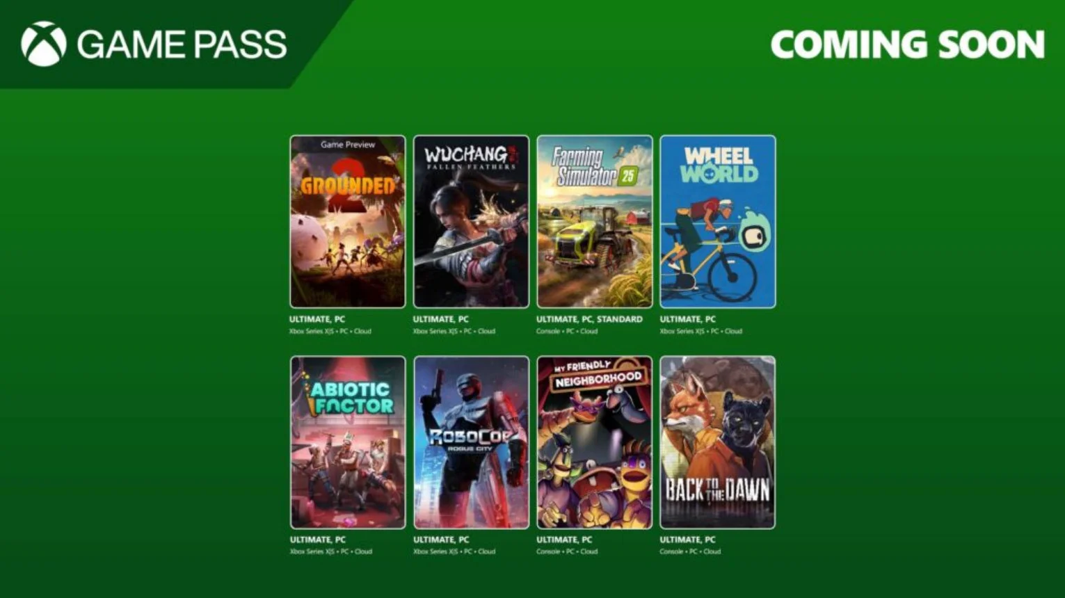 Июльская волна Game Pass: что ждёт подписчиков в ближайшие недели