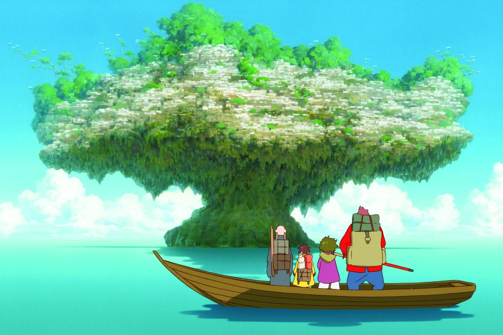 Мамору Хосода посвятил фильм своему приёмному сыну — и отразил тему взросления без родителей.
Источник: студия Studio Chizu