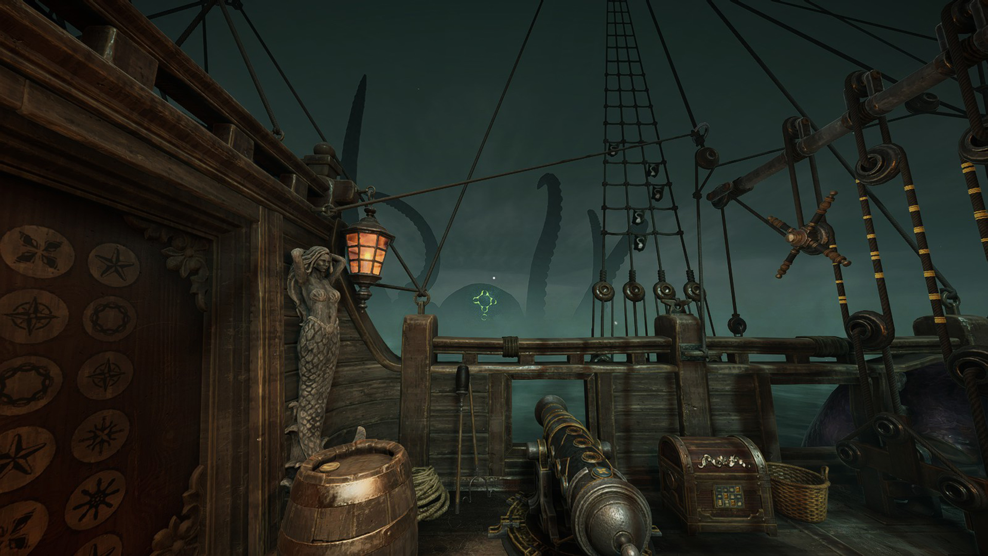 Где ещё можно пострелять в Кракена?

Источник: видеоигра Escape Simulator 2