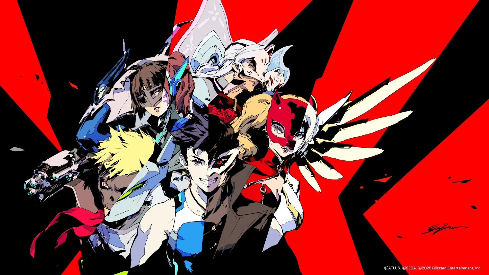 Новая коллаборация Overwatch 2 и Persona 5: эксклюзивные косметические наборы