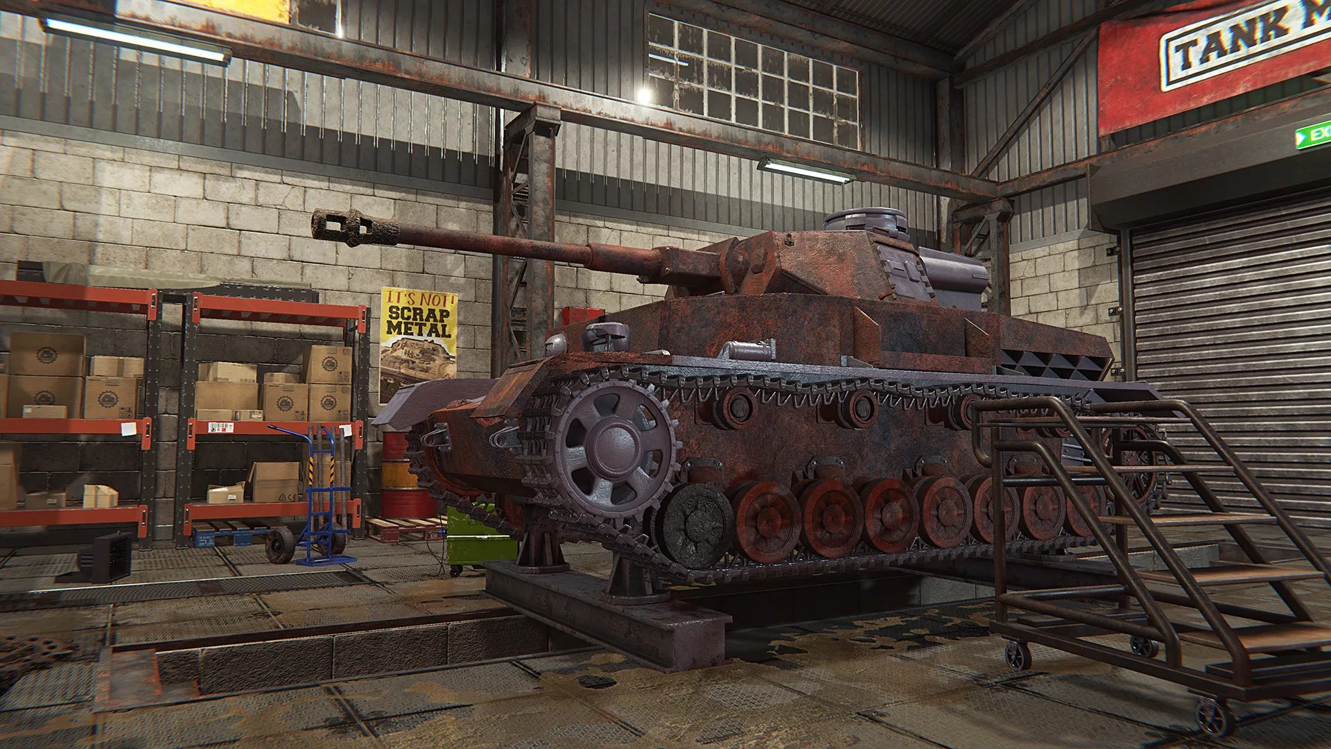 Источник: видеоигра Tank Mechanic Simulator