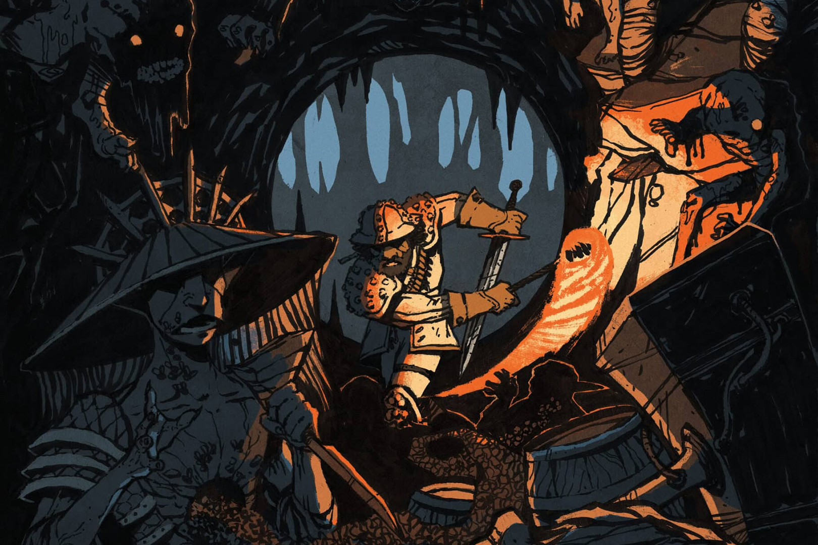 Если вам кажется, что Heart черпает вдохновение Darkest Dungeon, — вам не кажется.
Источник: Heart