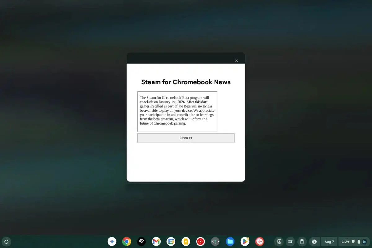 Конец эпохи: Steam сворачивает поддержку Chromebook в 2026 году