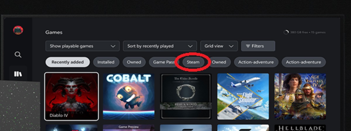 Microsoft показала изображение пользовательского интерфейса Xbox с упоминанием Steam - изображение 2 Microsoft показала изображение пользовательского интерфейса Xbox с упоминанием Steam - фото 2